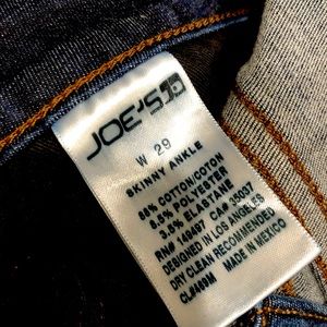 Joe’s skinny jeans! Barley worn!